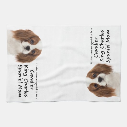Spaniel Mam Kitchen Towel Theedoek (Horizontaal)