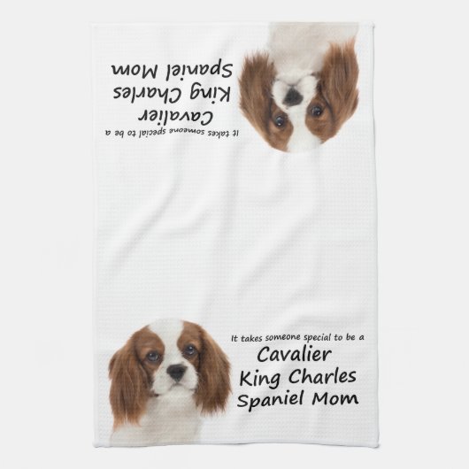 Spaniel Mam Kitchen Towel Theedoek (Verticaal)