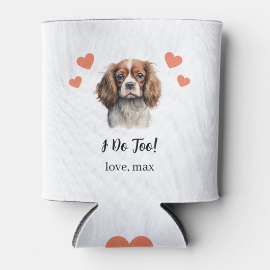 Spaniel Pet Wedding Koelbox Blikjeskoeler (Voorkant)