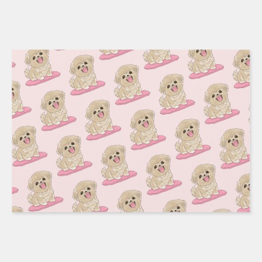 Spaniel Puppy  Inpakpapier Vel (Voorkant)