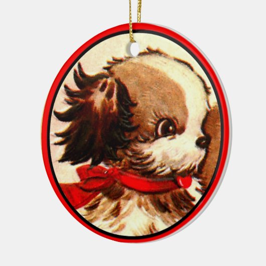  Spaniel Puppy Ornament (Links)