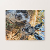 Spaniel Selfie Met Kangoeroe Legpuzzel (Horizontaal)