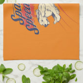 Spaniel Speedway #LifeCommentaar Theedoek (Gevouwen)