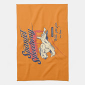 Spaniel Speedway #LifeCommentaar Theedoek (Verticaal)