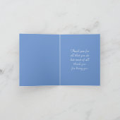 Spaniel-Vaderdag Bedankkaart (Binnen)