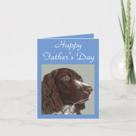 Spaniel-Vaderdag Bedankkaart