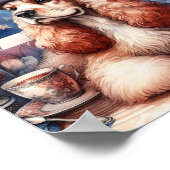 Spaniel Veteraan Dag 4e Poster (Hoek)