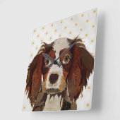 SPANIEL VIERKANTE KLOK (Hoek)