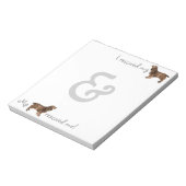 Spaniel voor reddingsveld notitieblok (Linkerzijde)