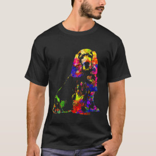 Spaniel Waterverf Dog Mannen Vrouwen T-shirt