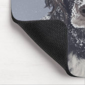 Spanielhond mengt huisdier portret muismat (Hoek)