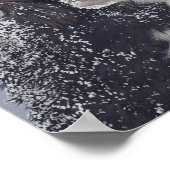 Spanielhond mengt huisdier portret poster (Hoek)