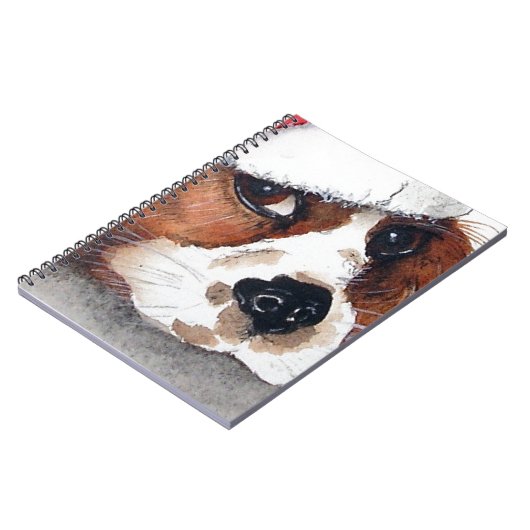 Spanielpuppy Notitieboek (Linkerzijde)