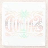 Spanien Urlaub und Feier "SALUD" - Prost Glazen Onderzetter (Achterkant)