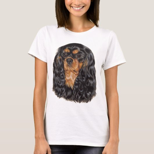 Spaniëstop van Cavalier king charles T-shirt (Voorkant)