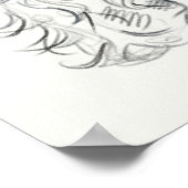 Spanifestafdruk van kavalierskaarsen | Schets Poster (Hoek)