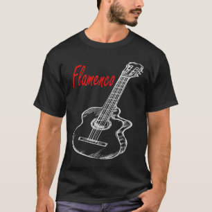 Spanisch Flamenco Guitar Guitar Player T-shirt
