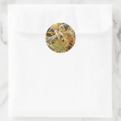 Spanische Distel Ronde Sticker (Tas)