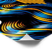 Spanische Schönheit - Pop Farben Portrait Perfect Poster (Hoek)