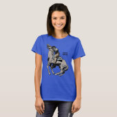Spanish American War Rough Riders Soldier on Horse T-shirt (Voorkant volledig)