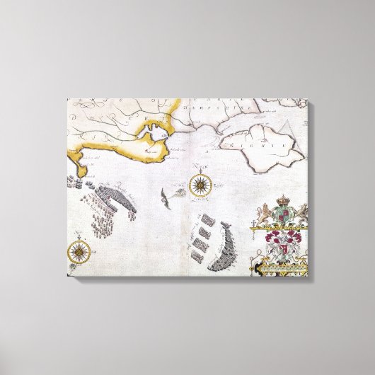 SPANISH ARMADA, 1588 2 CANVAS AFDRUK (Voorkant)