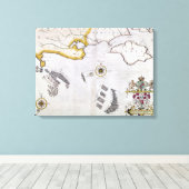 SPANISH ARMADA, 1588 2 CANVAS AFDRUK (Insitu (Houten vloer))