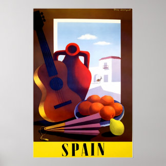 Spanish Art Spain Travel Poster Print 