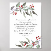 Spanish bible verse Isaias 9 6 Poster (Voorkant)