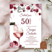 Spanish Blush en Bourgondische Salud Por 50 Anos Kaart