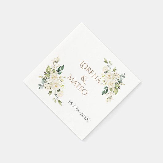 Spanish Boho Wedding Napkins Servet (Hoek)