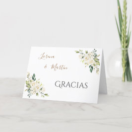 Spanish Boho Wedding Thank you card Bedankkaart
