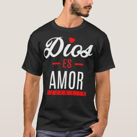Spanish Christian camisas cristianas en espanol 1 T-shirt (Voorkant)