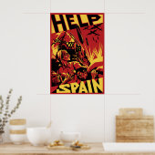 Spanish Civil War Poster Help Spain! Second (Keuken)