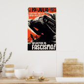Spanish Civil War Poster Our common objective (Keuken)