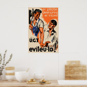 Spanish Civil War Propaganda Poster Robbery (Keuken)