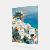 Spanish coastal town  acryl bord (Hoek)