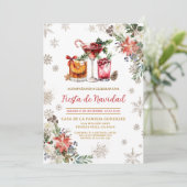 Spanish Fiesta de Navidad Christmas  Kaart (Staand voorkant)