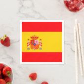 Spanish Flag Paper Napkins Servet (Insitu)