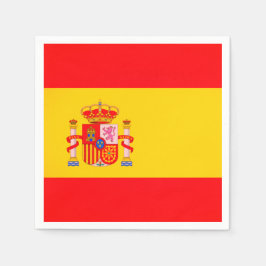 Spanish Flag Paper Napkins Servet