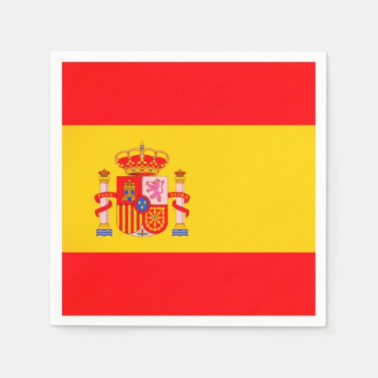 Spanish Flag Paper Napkins Servet (Voorkant)