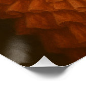 Spanish Flamenco Lady | Portrait with Mantilla Perfect Poster (Hoek)