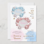 Spanish Gender Reveal Invitation Kaart (Voorkant)