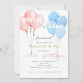 Spanish Gender Reveal Kaart (Voorkant)