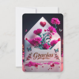 Spanish Gracias Thank You Card Bedankkaart