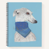SPANISH GREYHOUND NOTITIEBOEK (Voorkant)