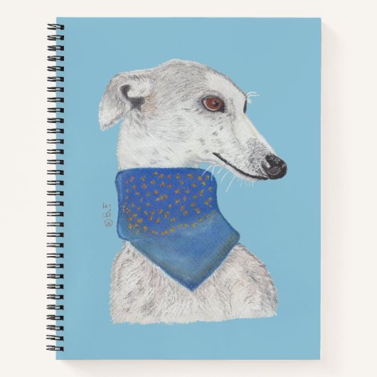 SPANISH GREYHOUND NOTITIEBOEK (Voorkant)