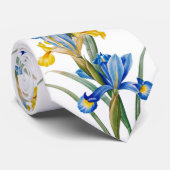 Spanish iris by Pierre-Joseph Redouté Stropdas (Opgerold)