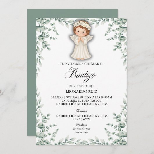 Spanish Little Angel  Kaart (Voorkant / Achterkant)