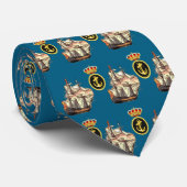 Spanish Marines at Trafalgar Stropdas (Opgerold)