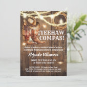 Spanish Mexican Cowboy Cumpleaños Vaquero Kaart (Staand voorkant)